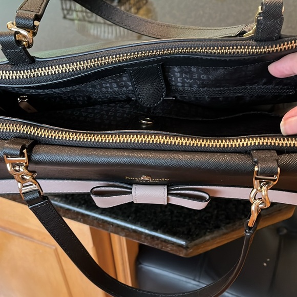 Kate Spade Black and Pink Satchel - Picture 9 of 10